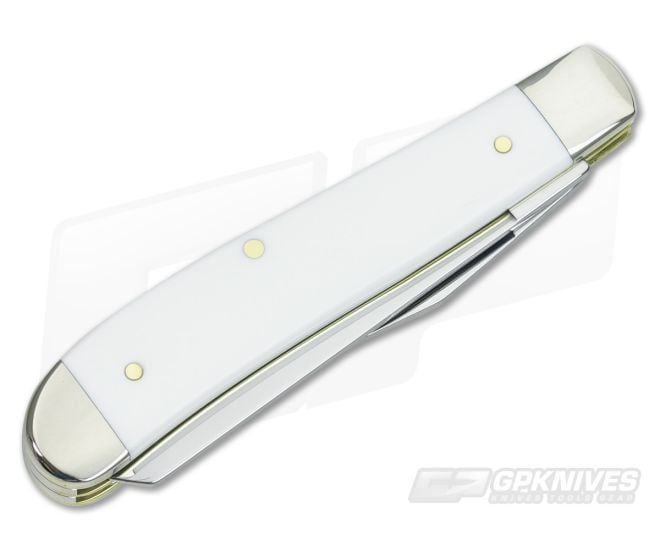 Case Mini Trapper White Polymer American Firefighters with Gift