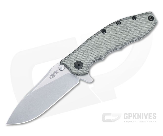 Zero Tolerance Hinderer 0562MIC MagnaCut Micarta Titanium Frame Lock
