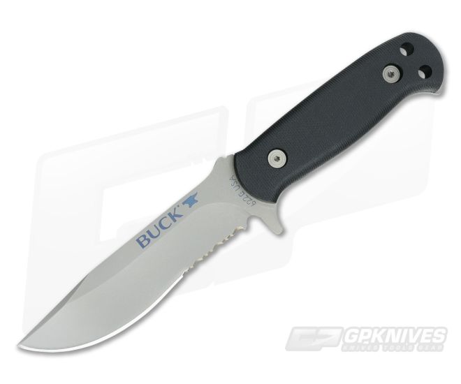 Buck Endeavor Fixed Blade Part Serrated 622 Knife for Sale