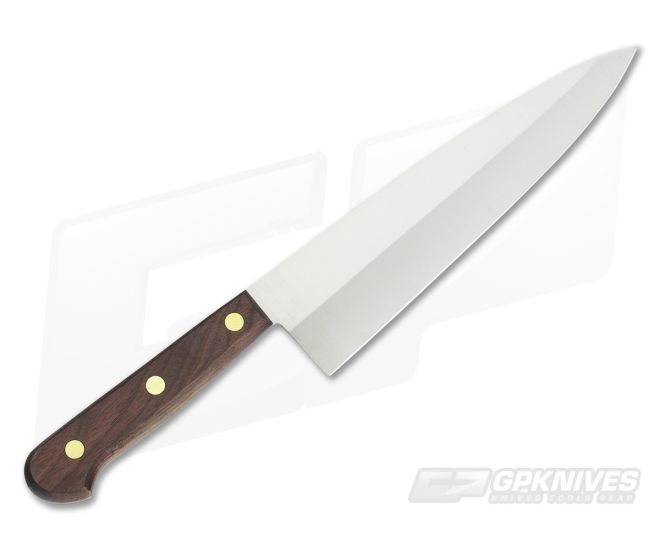 Case Household Cutlery 8 Chef's Knife, Walnut Handles (XX635