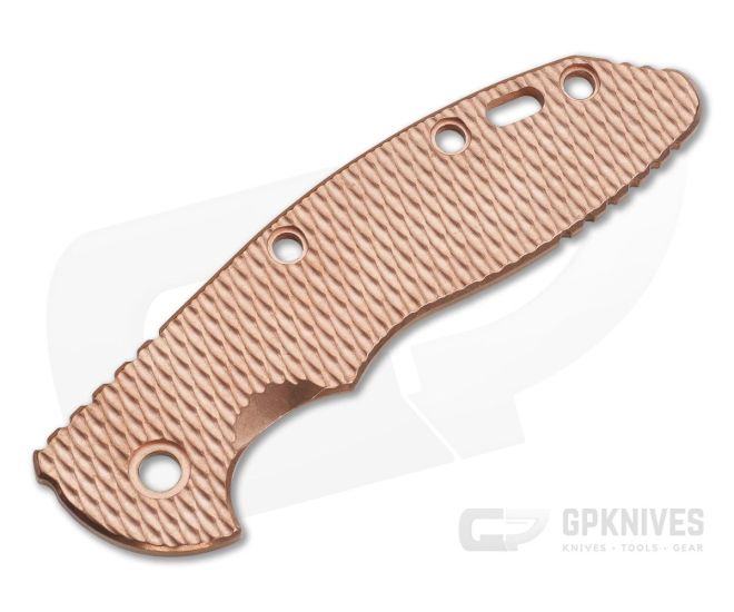Hinderer Knives Textured Copper XM18 3.5" Handle Scale For Sale