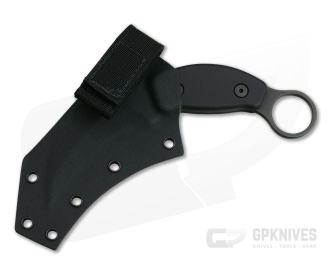 M. Strider PS Karambit Smooth Black G10 Tiger Stripe DLC PSF