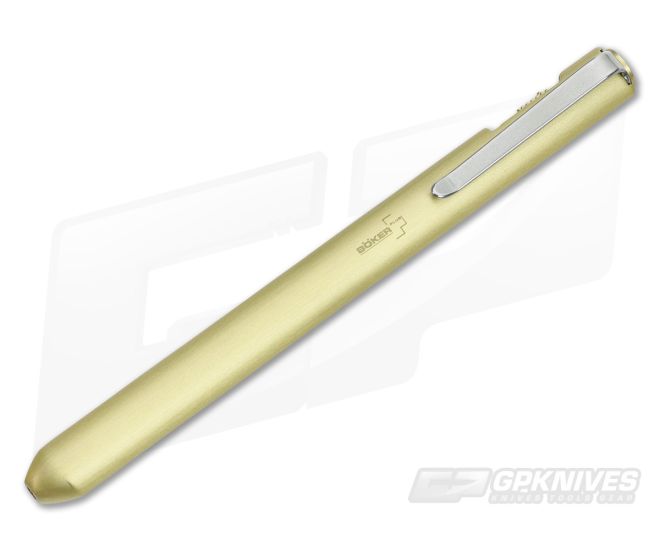 Boker Plus Rocket Oval Bolt Ink Pen Caston Design Brass Boker Plus Rocket Oval Bolt Ink Pen Caston Design Brass