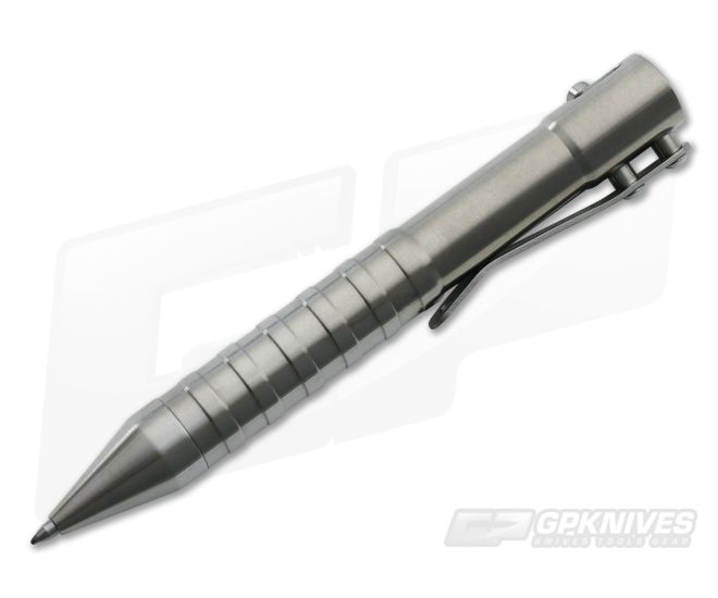 BOKER PLUS Titaniumタクティカルペン　シルバー Boker Titanium Tactical Pen 09BO073 KID cal .50 Bolt Action