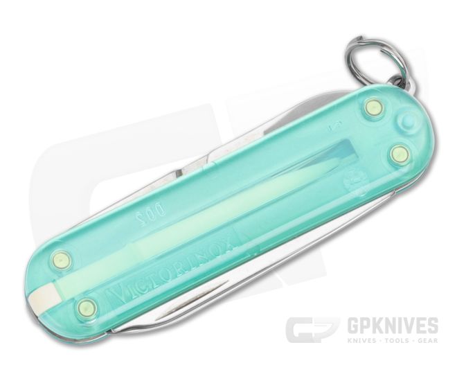 Victorinox Classic SD Tropical Surf Knife Translucent Teal 0.6223.T24G
