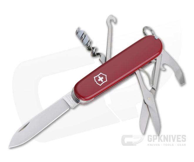 Victorinox 1340500 Compact Swiss Army Knife, Red