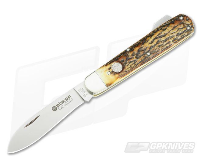 BÖKER カスタムナイフ SOLINGEN 1878 専用ケース付き