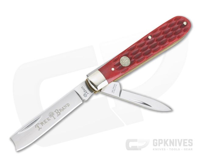 Boker Manufaktur Razor Jack 110744 Classic Jigged Red Bone Traditional Slip  Joint Knife For Sale