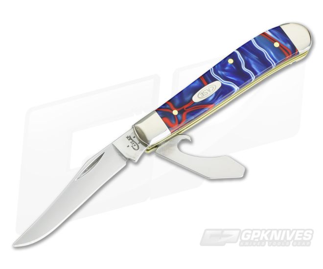Case Mini Trapper Cap Lifter Patriotic Kirinite 11212 Tru