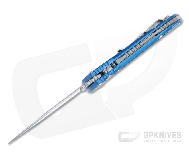 Microtech LUDT S/E Gen III Blue Handle Stonewash Standard