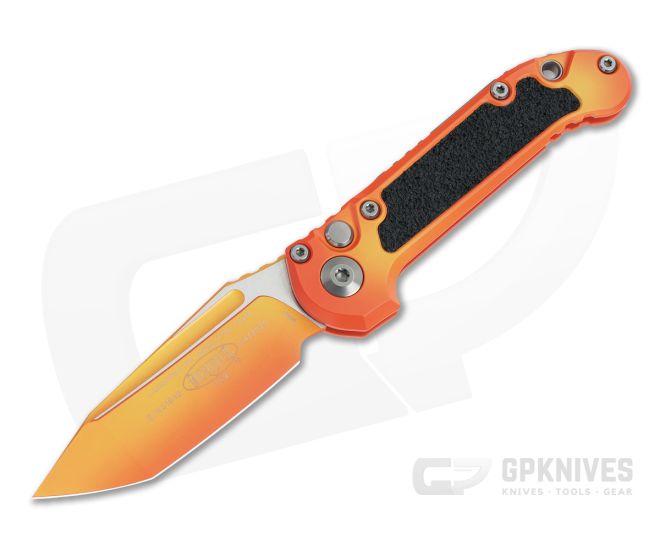 Microtech LUDT T/E Gen III - Sunrise Aluminum - Orange Tanto 1136
