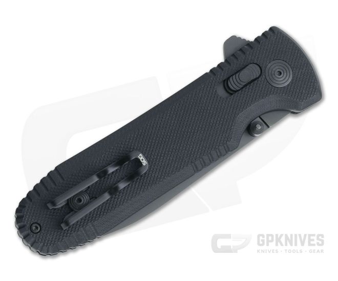 SOG Pentagon XR Blackout Black Cerakote XHP Black G10 XR Lock