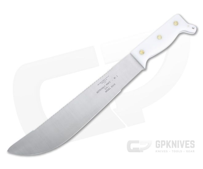 CASE XX WR Pocket Knife Case White Syn Astronaut Knife M-1 -First Steps On The Moon Item #12019 - (M-1 Model 2019) - Length Closed: 17 Overall Inches