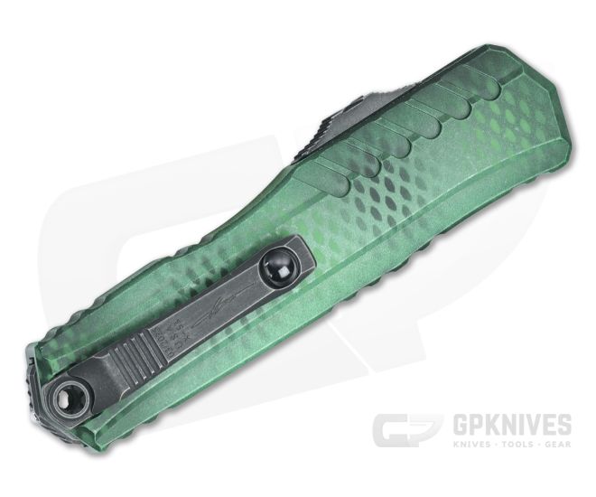 Microtech Cypher II D/E - Green X-51 - Signature Series Auto