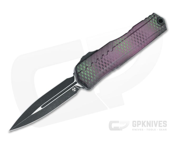 Microtech Cypher II D/E - Purple X-51 - Signature Series