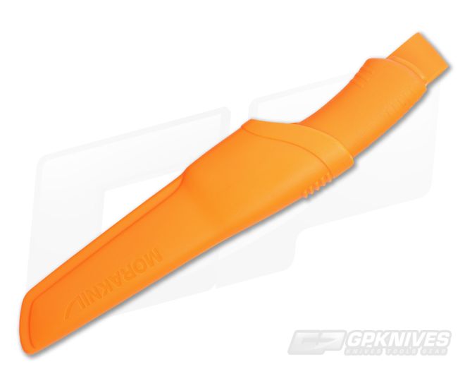 Mora Knives Bushcraft Fixed Blade Knife Orange Handle Plain Edge Mora 12492