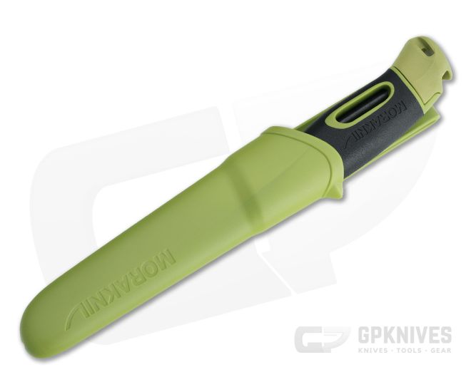Morakniv Companion Spark Knife with Integral Fire Steel Green Bushcraft  Knife For Sale