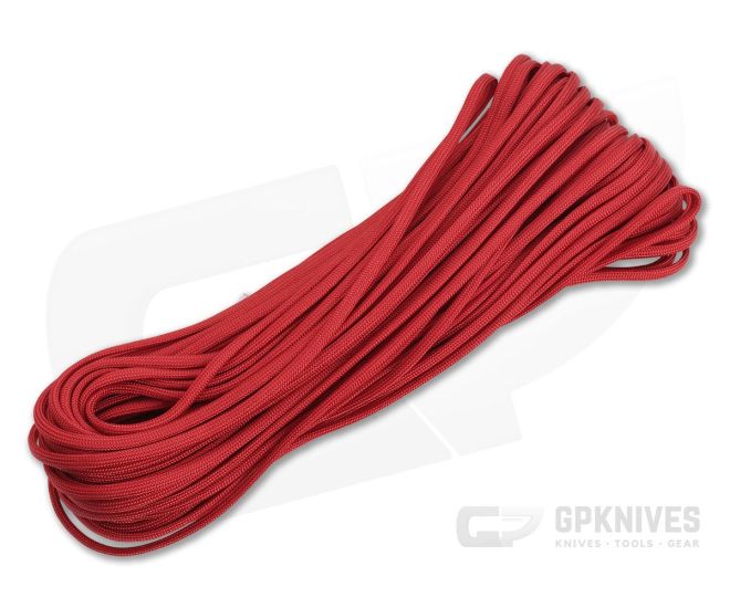 550 Paracord Red 100 Feet