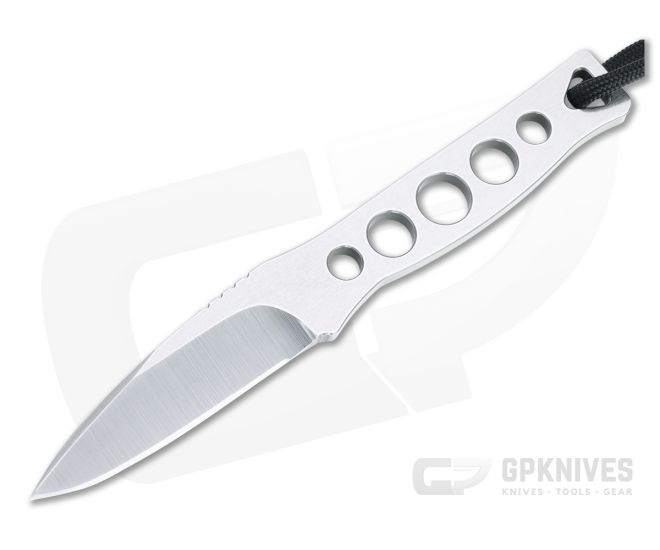 Medford Knives Necromancer Tumbled S35VN Skeletonized Fixed Blade Neck