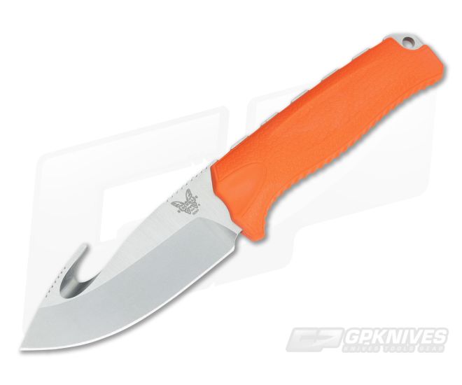 Benchmade Steep Country HUNT Orange Knife Gut Hook