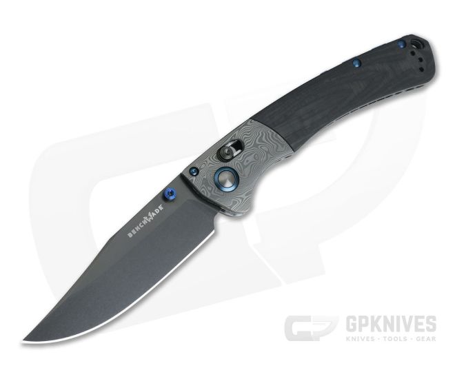 Benchmade HUNT Crooked River DLC 20CV Damasteel Bolster