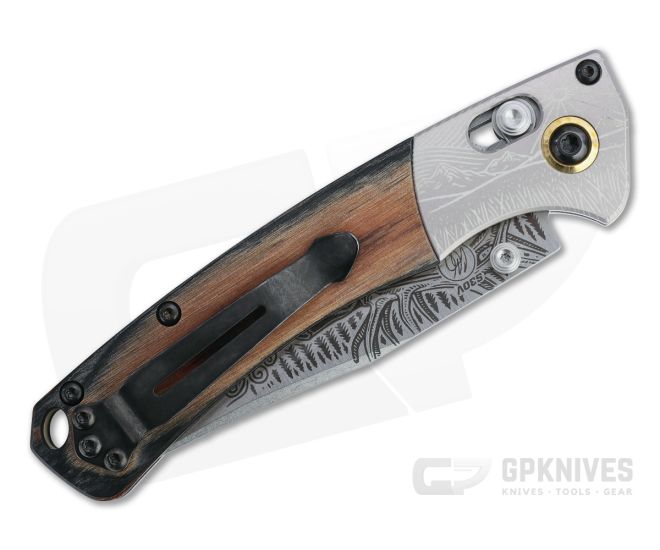 Benchmade Mini Crooked River Limited Bull Elk Artist Series S30V