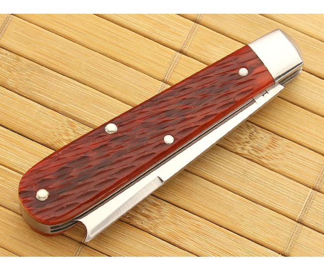 Great Eastern Tidioute Cutlery 15A214STL Bone One Arm Red Bone Great Eastern Tidioute Cutlery 15A214STL Bone One Arm Red Bone
