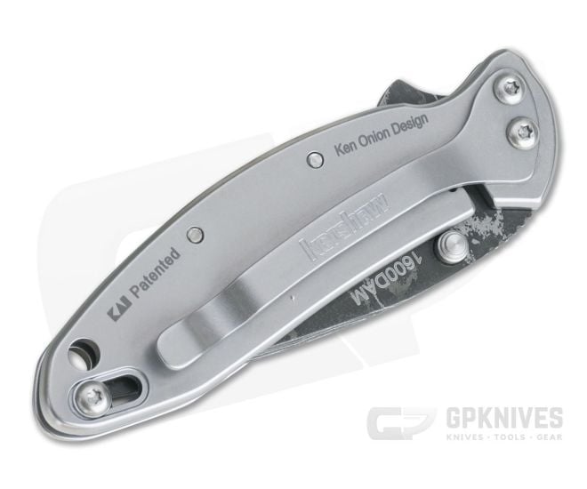 Kershaw Chive Damascus - Ken Onion Flipper - 1600DAM