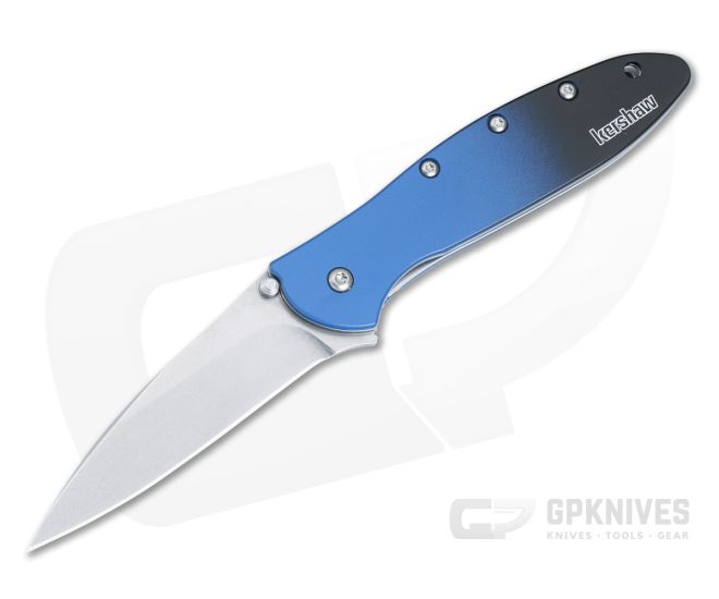 Kershaw Leek MagnaCut Blue/Black Gradient 1660GBLU Stonewashed