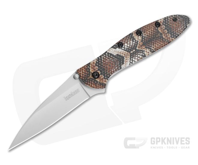 Kershaw Leek - Snakeskin Handle - Assisted Folder 1660SNAKE