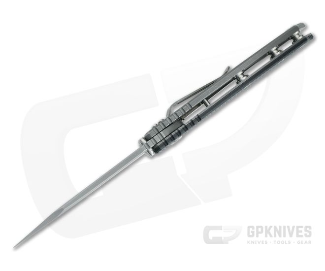 Hinderer XM-24 Skinny - Wharncliffe Working Finish - Black G10