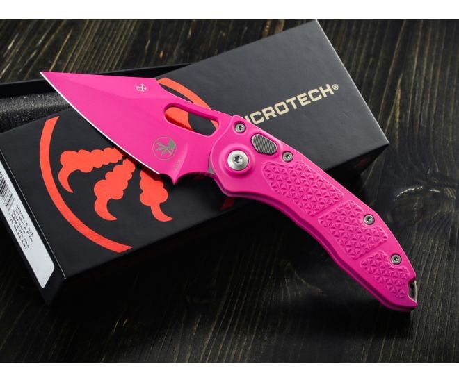 Microtech Stitch Auto S/E - Pink Cerakote Standard - 169-1PK-X14