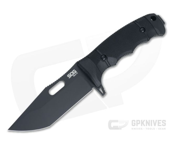 SOG Seal FX Tanto Black S35VN Black GRN Tactical Fixed Blade Knife For Sale