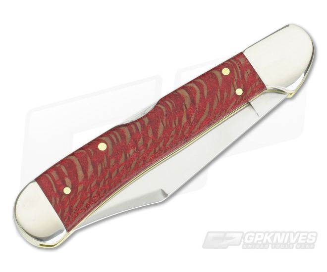 Case Copperlock Red Sycamore Wood Handle Back Lock 17143