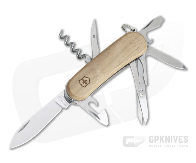 Victorinox Evolution Wood 14 Swiss Army Knife For Sale