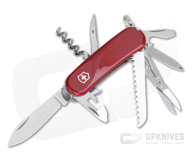  Victorinox Swiss Army Evolution S17 Pocket Knife, Red, 85mm :  Tools & Home Improvement