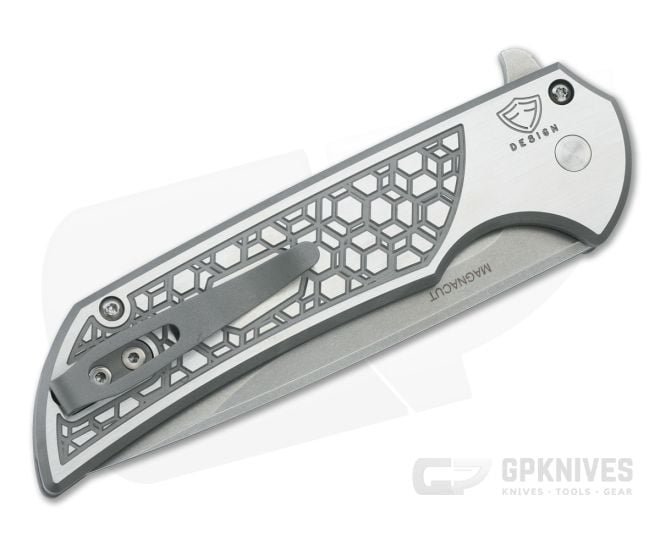 Protech Mordax Custom - Stainless Steel Gridlock Magnacut