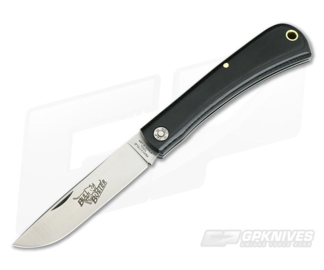 WHAT WE WANT×GeekField KATORI Great Eastern Bull Buster Black Linen Micarta #21 Knife 215119