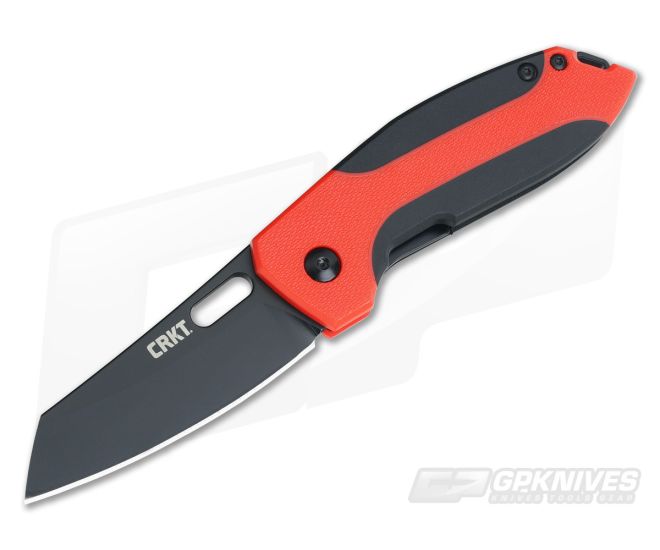 CRKT Sketch 2430 by Lucas Burnley Black and Red Liner Lock