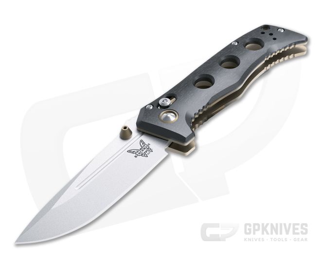 Benchmade Mini Adamas AXIS Lock Folder With Shredded Carbon Fiber