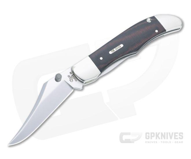 Case Kickstart Mid-Folding Hunter Black and Red Micarta
