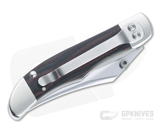 Case Kickstart Mid-Folding Hunter Black and Red Micarta