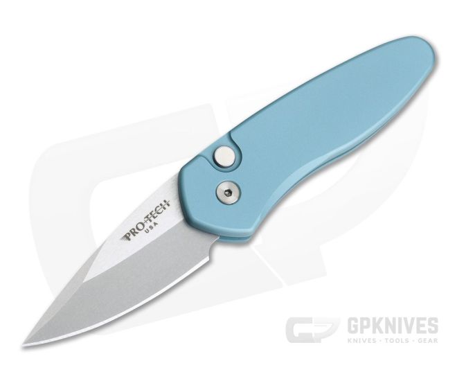 Protech Knives Sprint Teal California Legal Auto Stonewashed S35VN 2905-TEAL