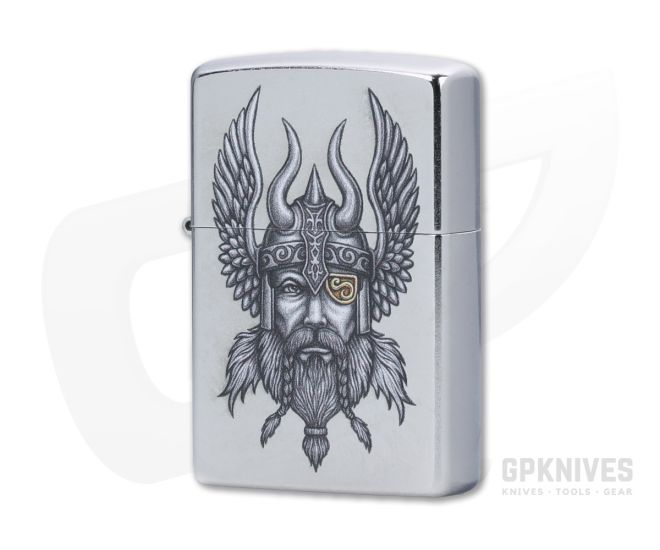 Zippo Lighter Viking Warrior Design Windproof Lighter For Sale