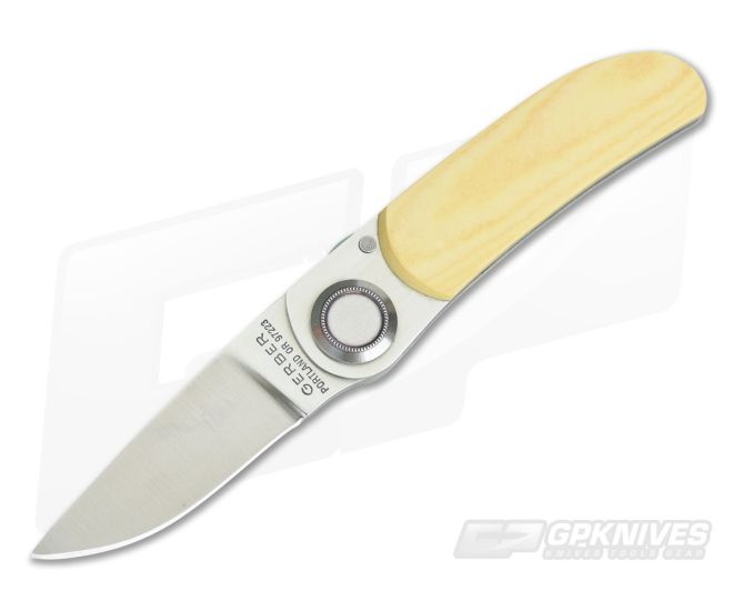 Gerber Paul Knife Model 2PM Ivory Micarta