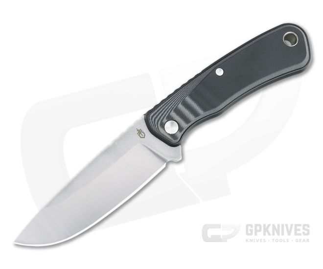 Gerber Downwind Drop Point Stainless Steel Black GFN G10 Fixed Fixed