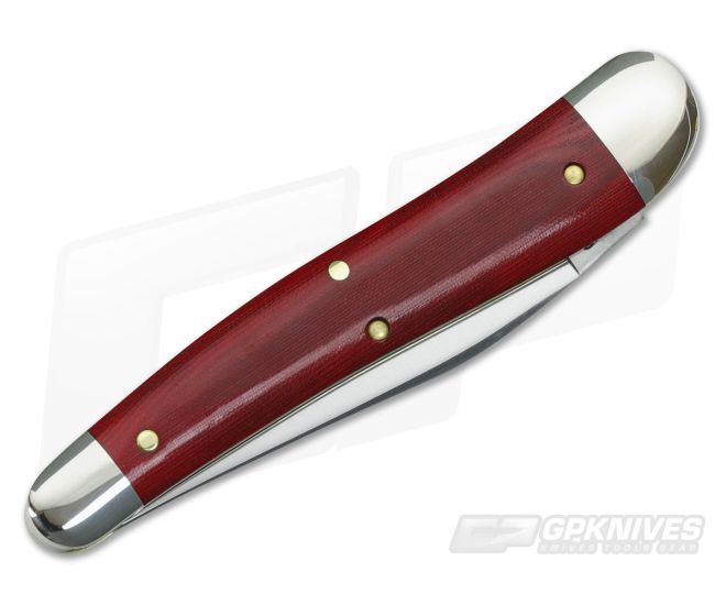 Tidioute Cutlery #38 Special Red Linen Micarta 2.94