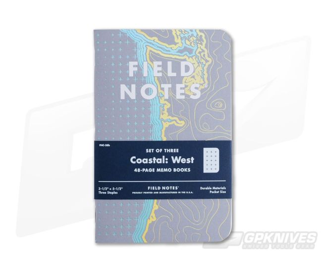 Limited Edition 17,500 Spring 2018 West Edition Field Notes Coastal