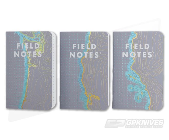 Limited Edition 17,500 Spring 2018 West Edition Field Notes Coastal