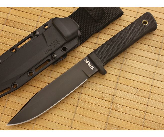 Cold Steel SRK Survival Rescue Knife CPM3V Black Fixed Blade 38CKC